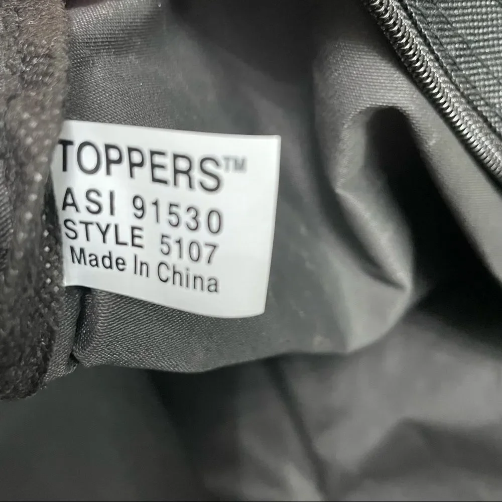Toppers Bridesmaid Michelle Black Red and White Tote Bag